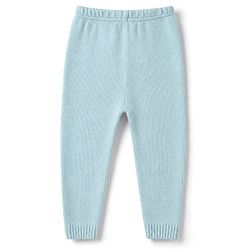 Babyhug Knit Full Sleeves Sweater Set with Cable Knit Design - Light Blue