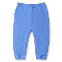 Babyhug Knit Sweater Sets with Full Sleeves and Cable Knit Design - Light Blue