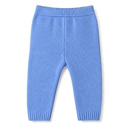 Babyhug Knit Sweater Sets with Full Sleeves and Cable Knit Design - Light Blue