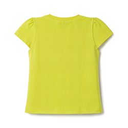 Babyhug 100% Cotton Knit Half Sleeves T-Shirt & Capri Night Suit Floral Print - Green & Pink