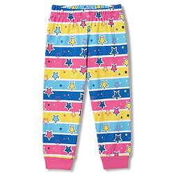 Babyhug 100% Cotton Knit Full Sleeves T-Shirt & Pyjama Night Suit Rainbow Print - Blue
