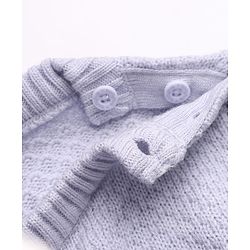 Babyhug Knit Full Sleeves Striped Pullovers - Purple