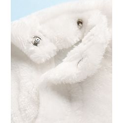 Babyhug Disney 100% Cotton Fleece Knit Full Sleeves T-Shirt and Pant Set with Winnie The Pooh Graphic in White