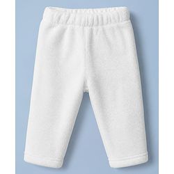 Babyhug Disney 100% Cotton Fleece Knit Full Sleeves T-Shirt and Pant Set with Winnie The Pooh Graphic in White