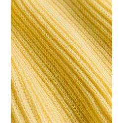 Babyhug Knit Full Sleeves Woollen Dress With Cable Knit Design - Yellow