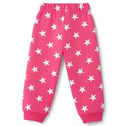 Babyhug Cotton Knit Full Sleeves Winter Wear Co-ords With Star Design - Pink