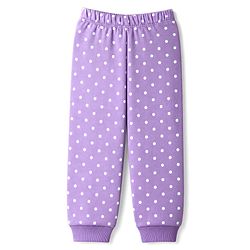 Babyhug Cotton Knit Full Sleeves Winter Wear Co-ords With Polka Dot Design - Lavender