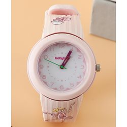 Babyhug Free Size Analog Watch - Pink