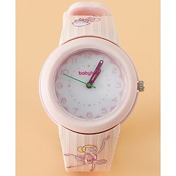 Babyhug Free Size Analog Watch - Pink