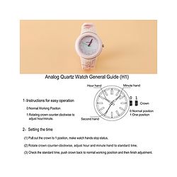 Babyhug Free Size Analog Watch - Pink