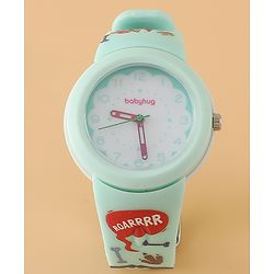 Babyhug Free Size Analog Watch - Light Blue