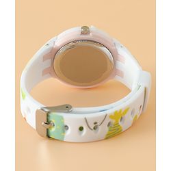 Babyhug Free Size Boy Round Analog Kids Watch - White