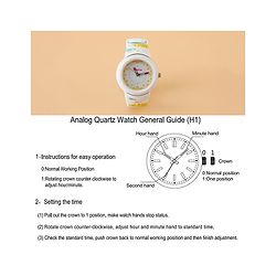 Babyhug Free Size Boy Round Analog Kids Watch - White