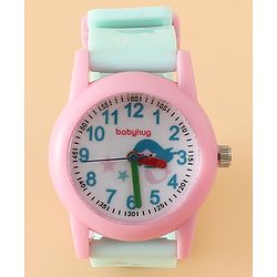 Babyhug Free Size Analog Watch - Light Blue