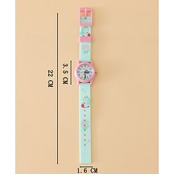 Babyhug Free Size Analog Watch - Light Blue