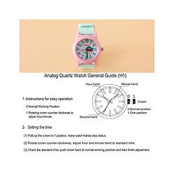 Babyhug Free Size Analog Watch - Light Blue