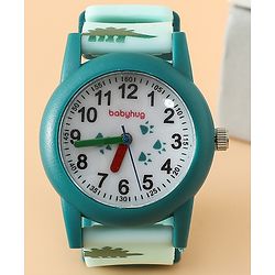 Babyhug Free Size Analog Watch - Green
