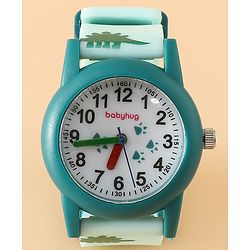 Babyhug Free Size Analog Watch - Green