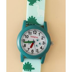 Babyhug Free Size Analog Watch - Green