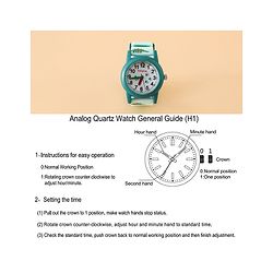Babyhug Free Size Analog Watch - Green