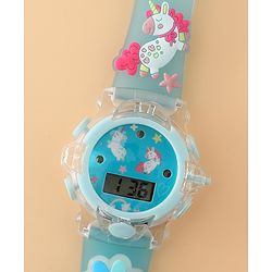 Babyhug Unisex Free Size Digital Watch - Blue