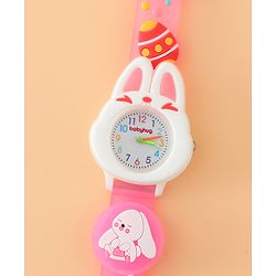 Babyhug Free Size Analog Watch - Pink