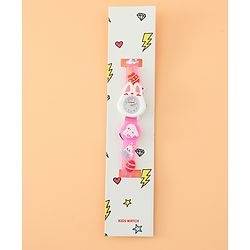 Babyhug Free Size Analog Watch - Pink