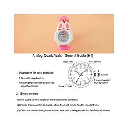 Babyhug Free Size Analog Watch - Pink