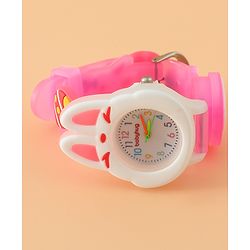 Babyhug Free Size Analog Watch - Pink