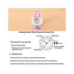 Babyhug Free Size Analog Watch - Pink