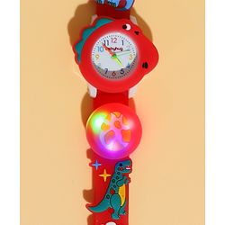 Babyhug Free Size Analog Watch - Red