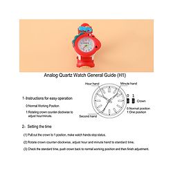 Babyhug Free Size Analog Watch - Red
