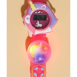 Babyhug Free Size Digital Watch - Pink