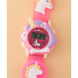 Babyhug Free Size Digital Watch - Pink
