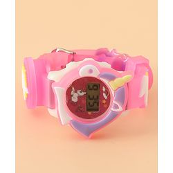 Babyhug Free Size Digital Watch - Pink