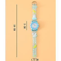 Babyhug Free Size Analog Watch - Light Blue
