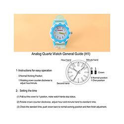 Babyhug Free Size Analog Watch - Light Blue
