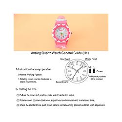 Babyhug Free Size Analog Watch - Light Blue