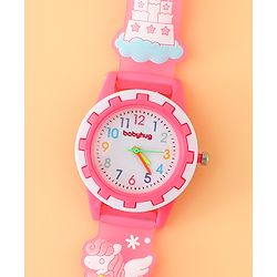 Babyhug Free Size Analog Watch - Light Blue