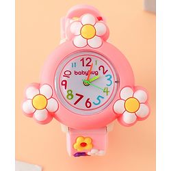 Pine Kids Free Size Analog Watch - Pink