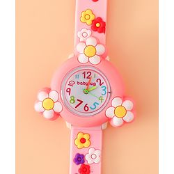 Pine Kids Free Size Analog Watch - Pink