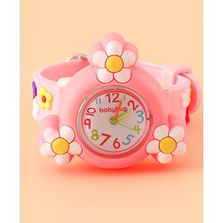 Pine Kids Free Size Analog Watch - Pink