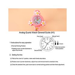 Pine Kids Free Size Analog Watch - Pink