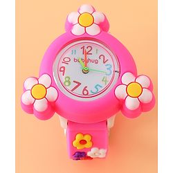 Pine Kids Free Size Analog Watch - Pink
