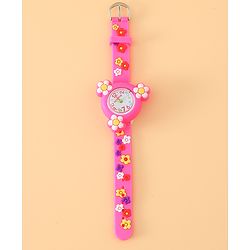Pine Kids Free Size Analog Watch - Pink