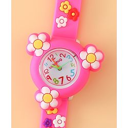 Pine Kids Free Size Analog Watch - Pink