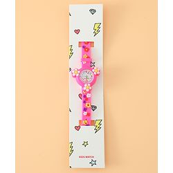 Pine Kids Free Size Analog Watch - Pink