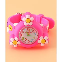 Pine Kids Free Size Analog Watch - Pink