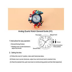 Babyhug Free Size Analog Watch - Blue
