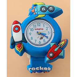 Babyhug Boys Free Size Analog Watch - Light Blue